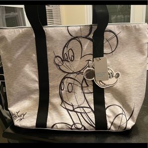 Disney Mickey Mouse Sketch Shoulder Tote Bag